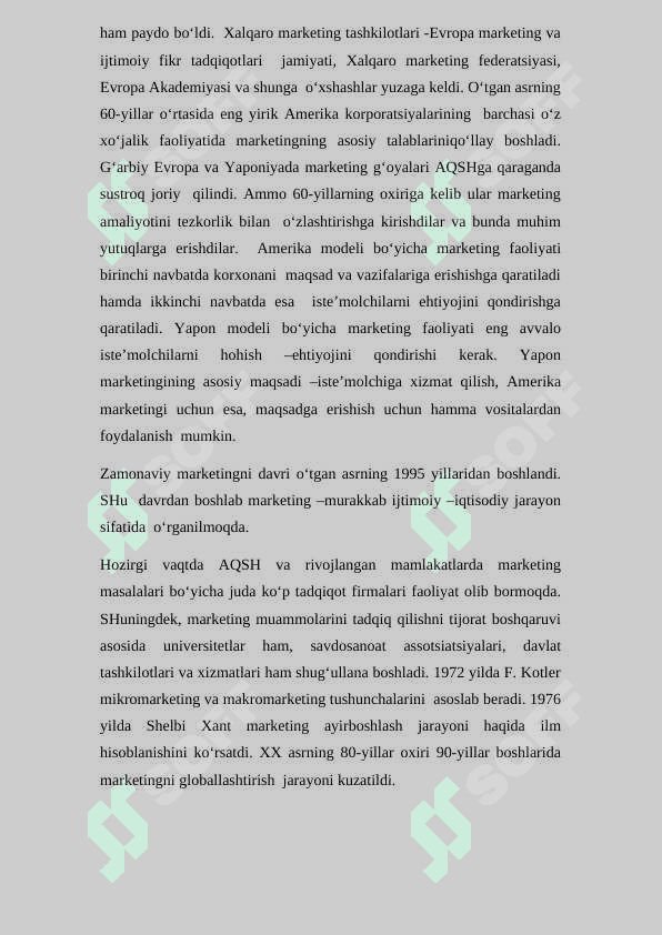 Biznesni tashkil etishda marketing 5