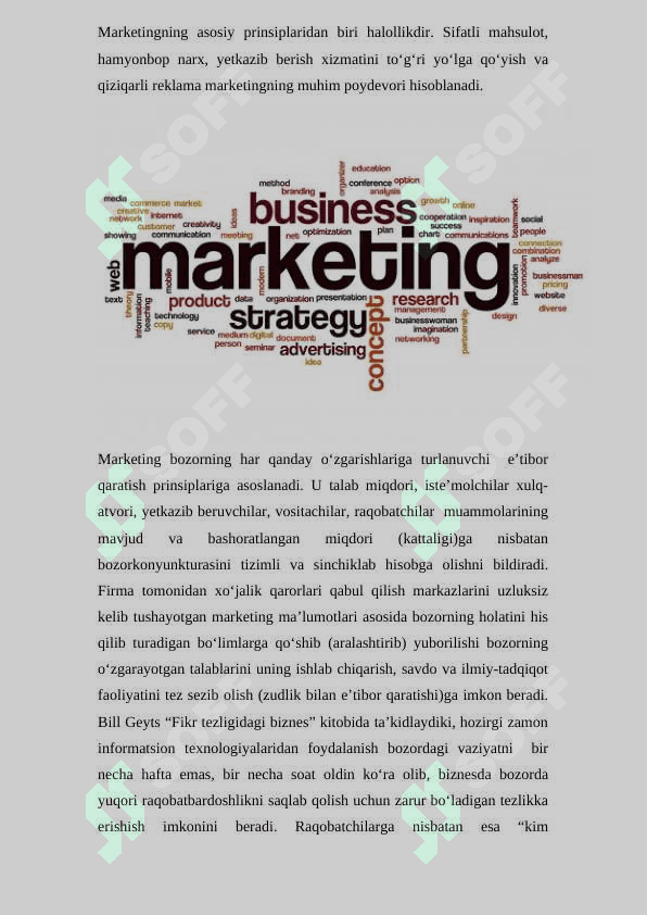 Biznesni tashkil etishda marketing 7