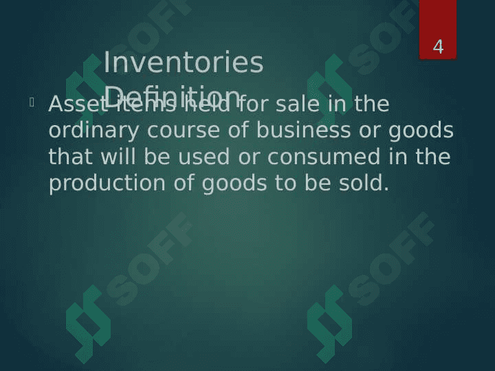 .Sales of Costs 4