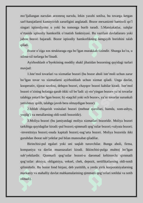 o'zbekiston respublikasida mehnat bozorining shakllanishi va ishsizlikning o'ziga xos xususiyatlari.docx 5