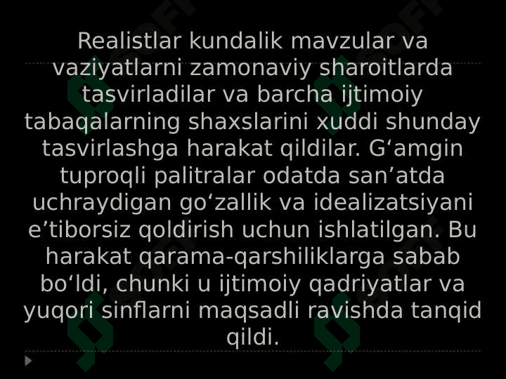 Realizm estetikasi va naturalizm 5