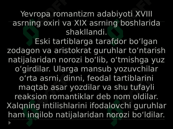 XIX asr nemis va ingliz romantizmi 2