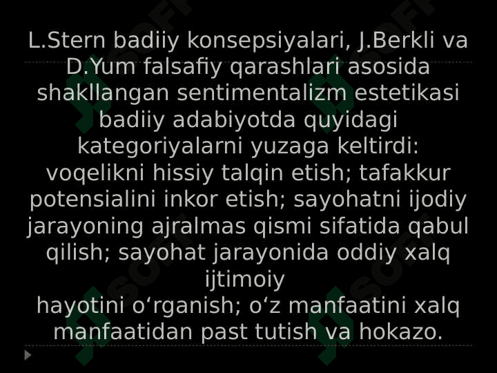 Yevropa sentimentalizmi estetikasi 6