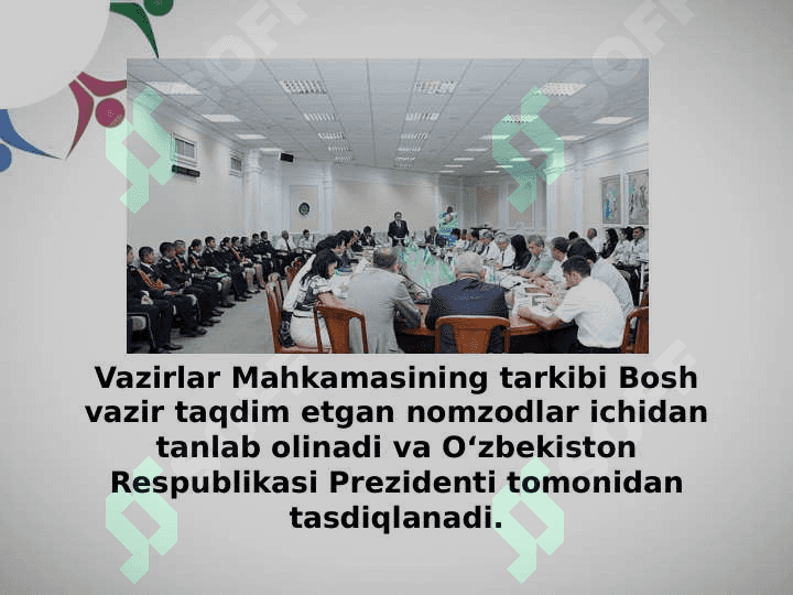 O‘zbekiston RespublikasiningIjro etuvchi hokimiyat organlari 4