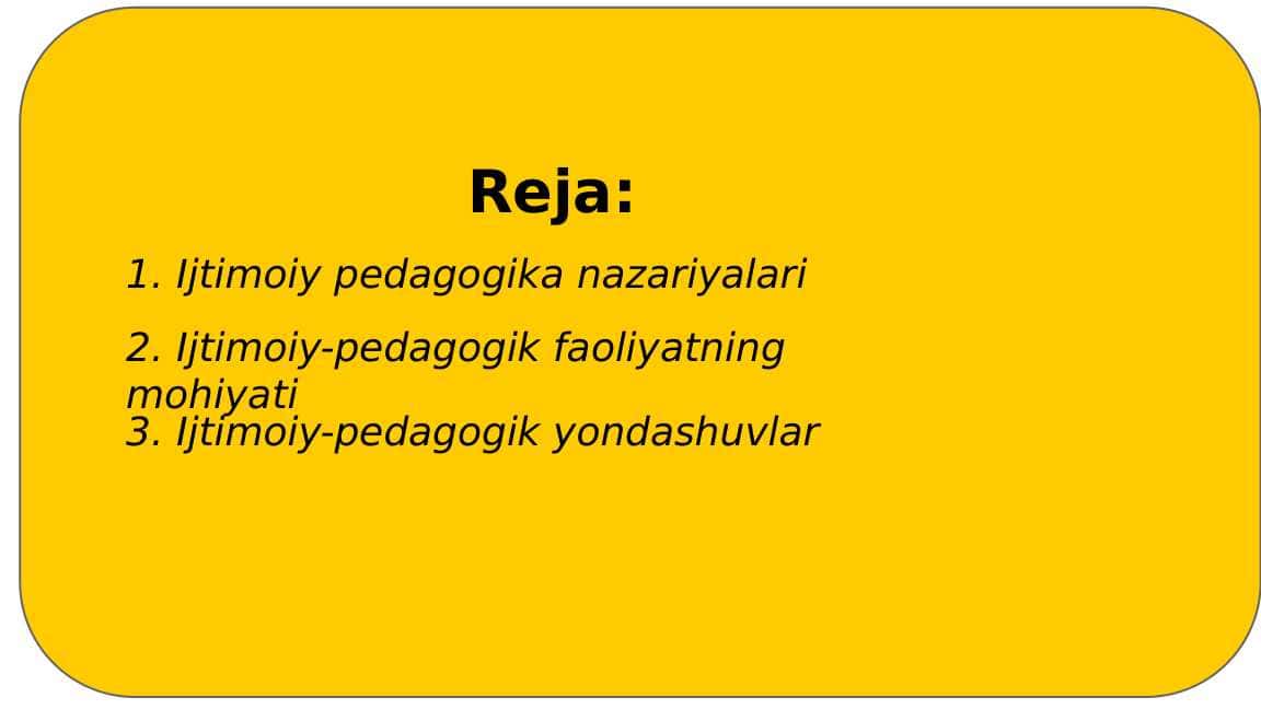 Ijtimoiy pedagogika