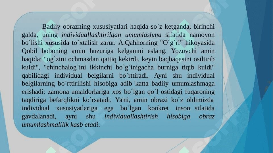 Badiiy obraz va obrazlilik 4