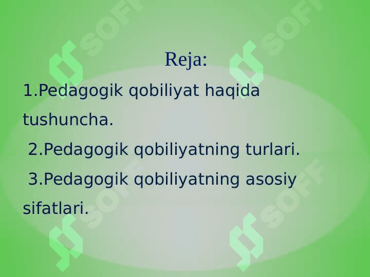 Pedagogik qobiliyatning turlari va ularning tasnifi 2
