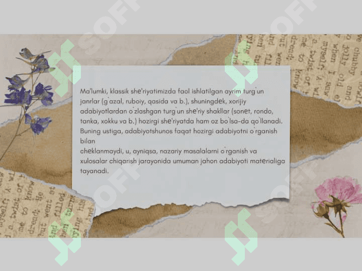 Lirika va liro-epik janrlar 7