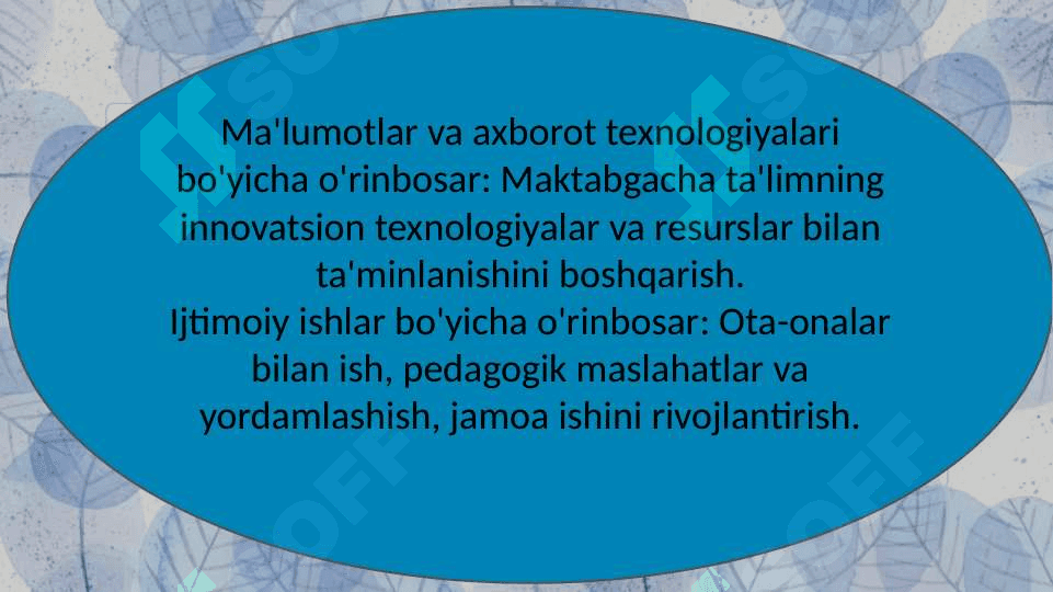 Maktabgacha talim tashkilotlari metodik ishlarni tashkil etish va rahbarlik 4