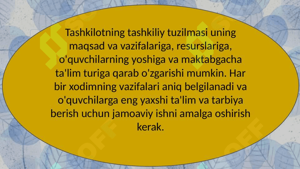 Maktabgacha talim tashkilotlari metodik ishlarni tashkil etish va rahbarlik 8