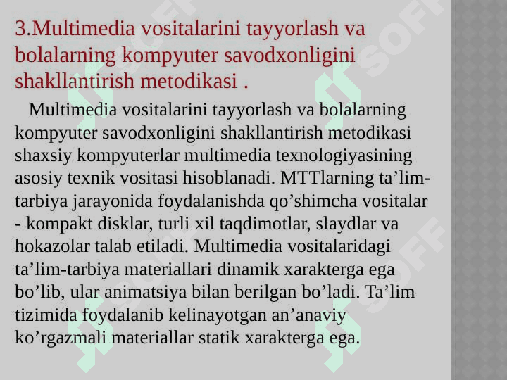 Maktabgacha ta’lim tashkilotlarida multimedialardan foydalanish 6