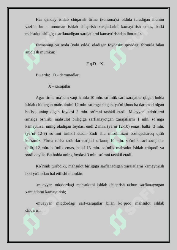 ISHLAB CHIQAISH NAZARIYASI 3