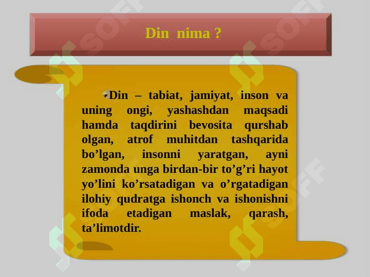 DIN MADANIYAT FENOMENI 3