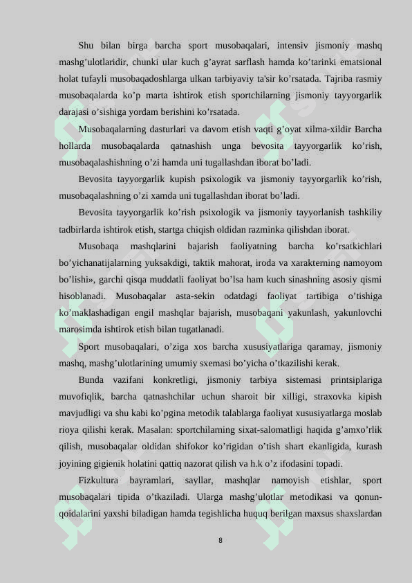 AHOLI  TURAR JOYLARIDA OMMAVIY SOG’LOMLASHTIRISH  JISMONIY TARBIYASI VA MILLIY O’YINLARNI  TASHKIL QILISH 7