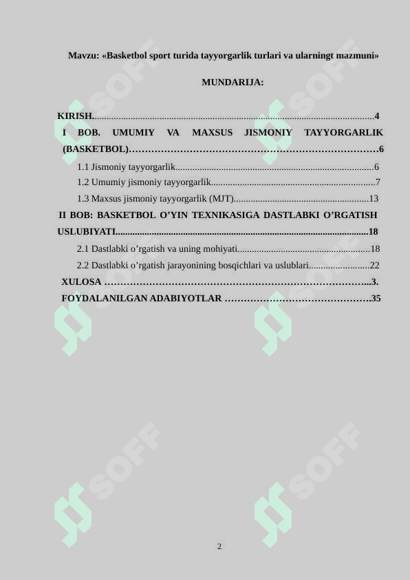 Basketbol sport turida tayyorgarlik turlari va ularningt mazmuni 2