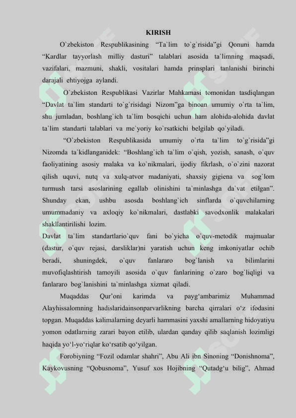 Boshlang`ich  matematik  ta`lim  jarayonida  o`quvchilarni  insonparvarlik   g`oyalari  ruhida  tarbiyalashning  pedagogik  shart-sharoitlari   (2-sinf  misolida) 3