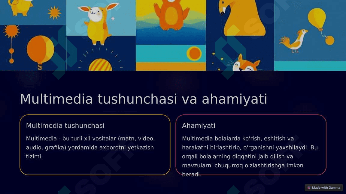 Maktabgacha ta'lim tashkilotlarida multimedialardan foydalanish 4