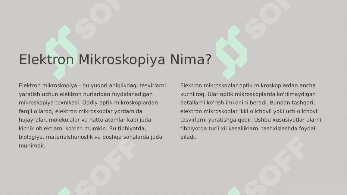 Elektron mikroskopiya usullarini tibbiyotda ahamiyati 2