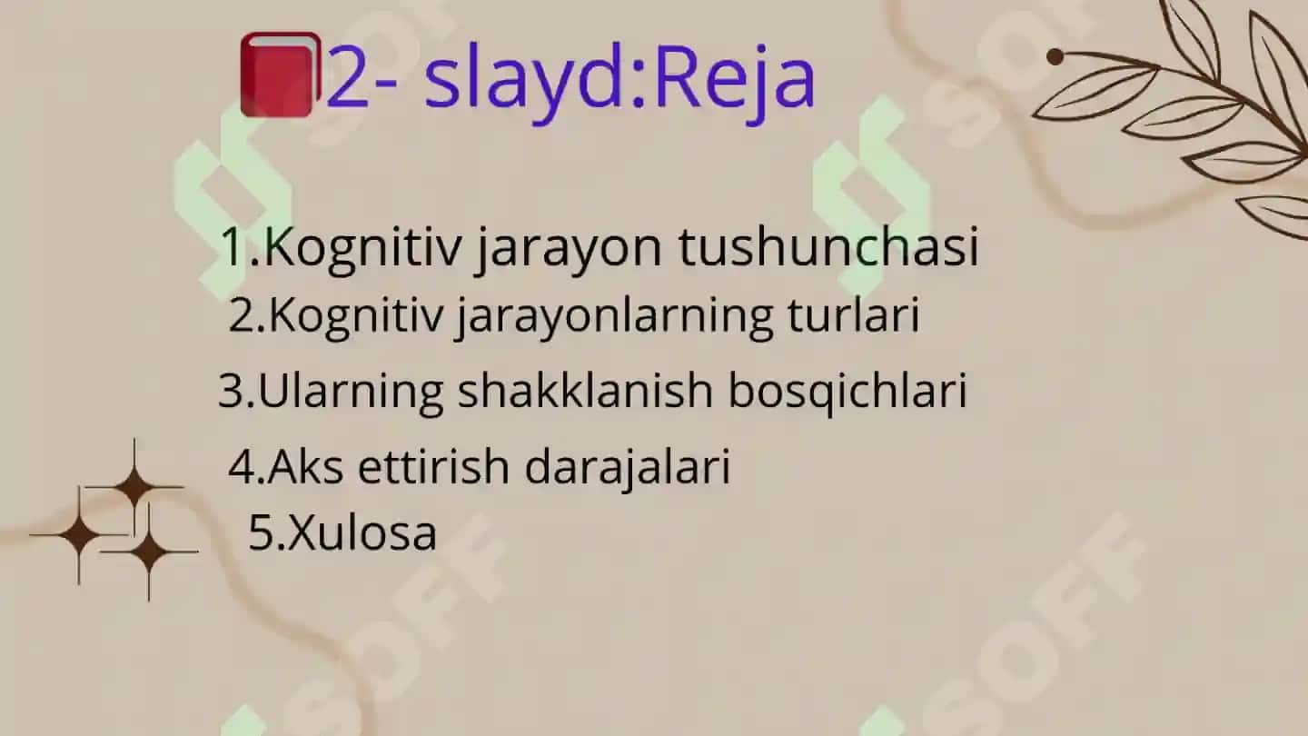 Kognitiv jarayonlar mavzusi boʻyicha Canva slaydi(9 sahifa) 3
