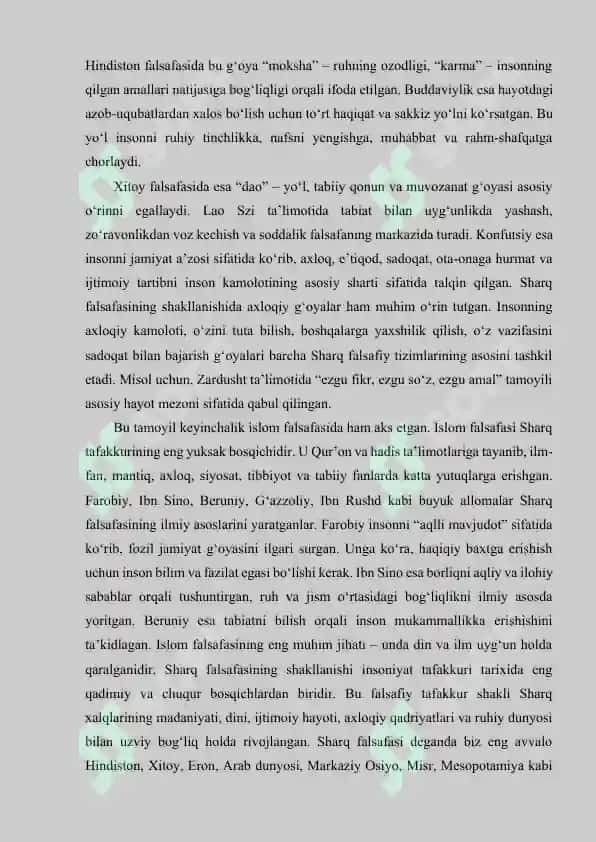 Sharq falsafasi va uning ijtimoiy taraqqiyotdagi roli 3