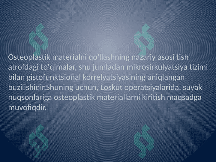 Suyak plastikasi. Transplantatlar turlari.  Xirurgik davolash  usullari prinsiplari 2
