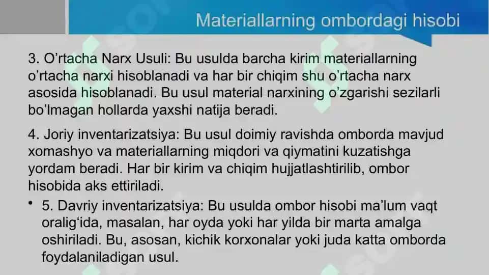 Buxgalteriya hisobi va tamoyillari 5