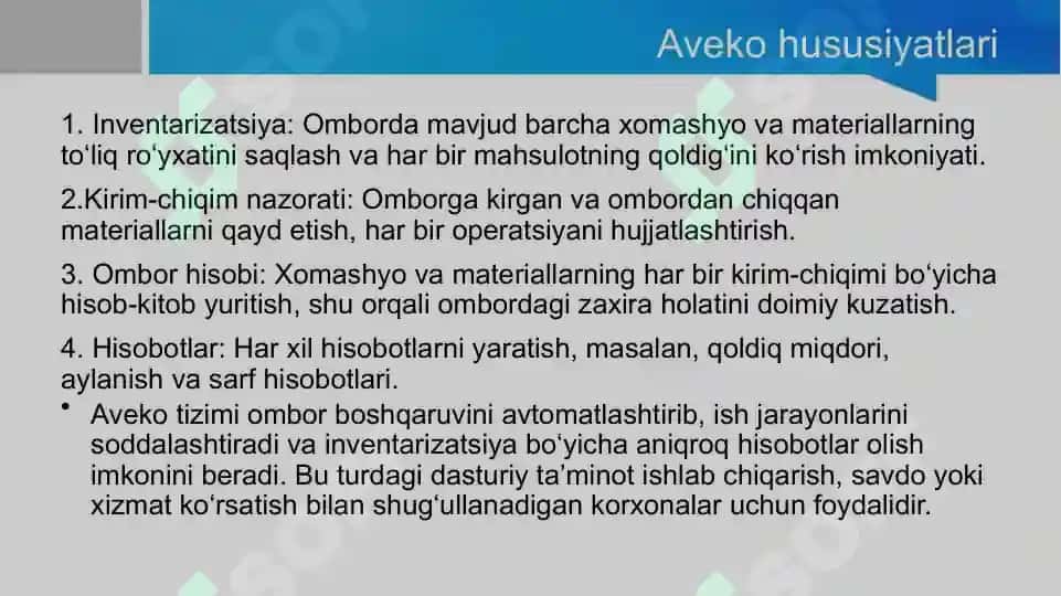 Buxgalteriya hisobi va tamoyillari 7