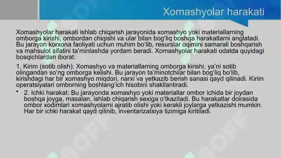 Buxgalteriya hisobi va tamoyillari 8