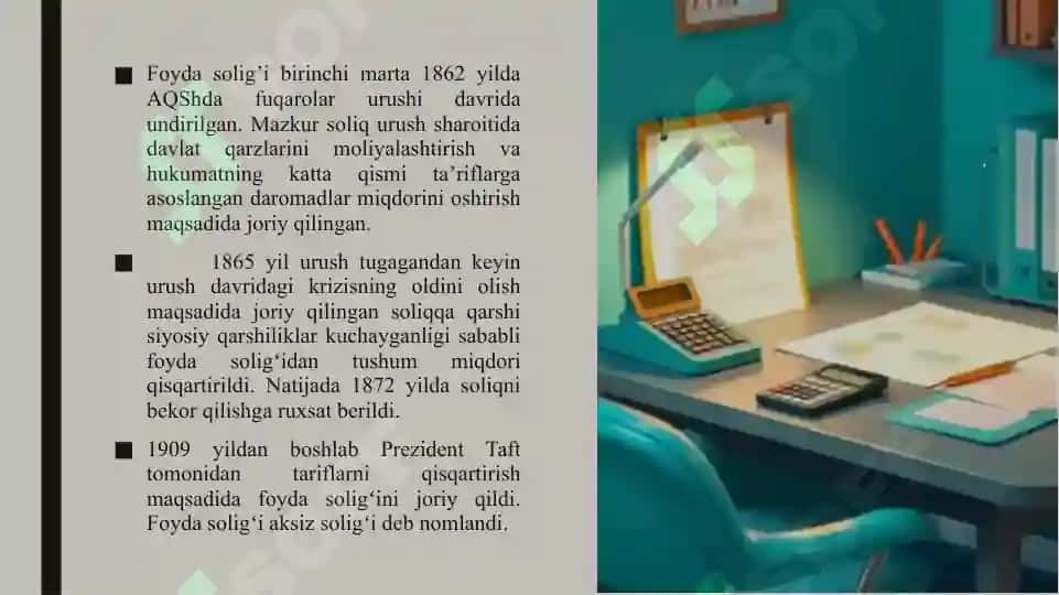 FOYDA SOLIG’I 4