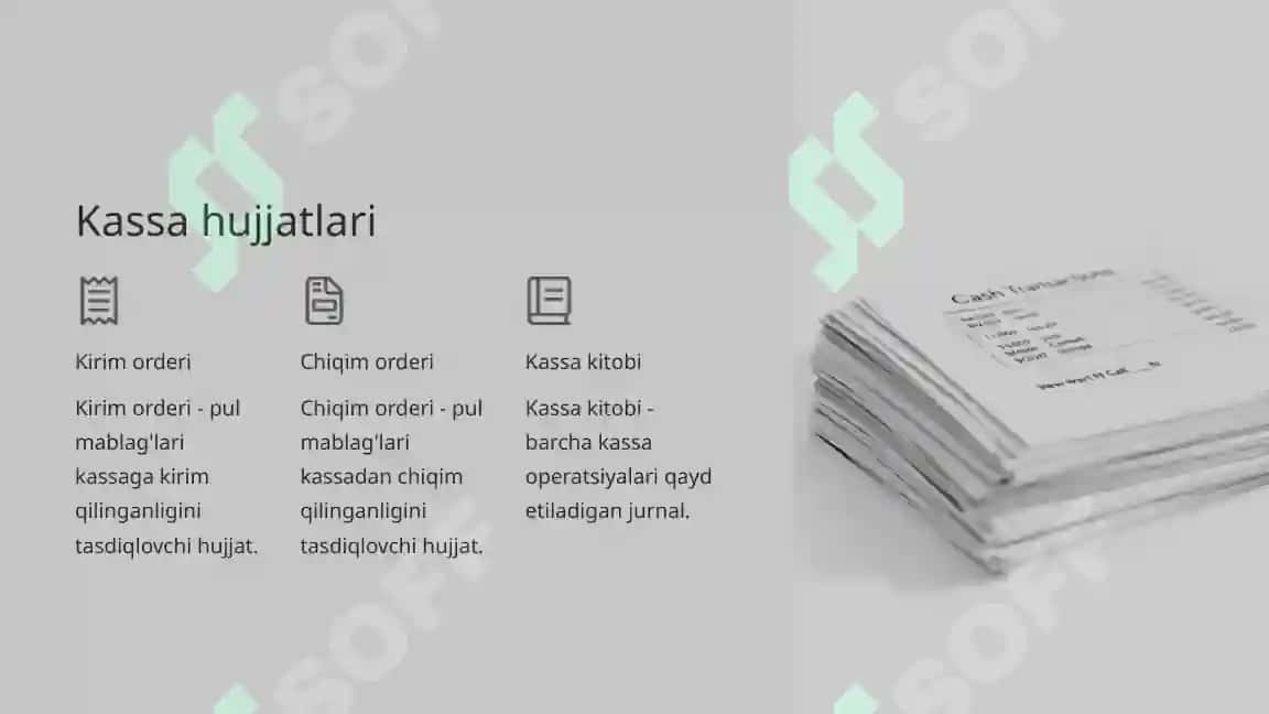Kassa operatsiyalari 4