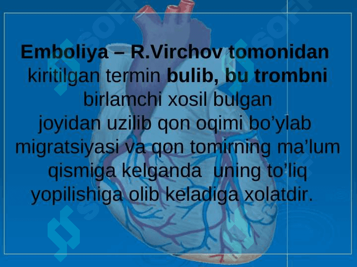 EMBOLIYA VA MAHALLIY ASORATLARI 2