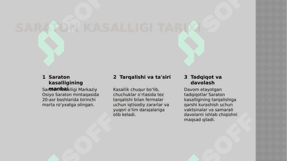 Saraton kasalliklari haqida tushuncha 4