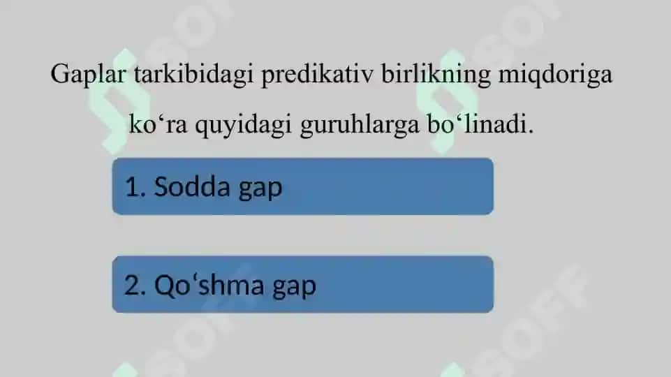 Gapning tuzilishi va ko‘raturi 4