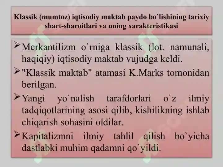 ANGLIYA VA FRANTSIYADA KLASSIK (MUMTOZ) MAKTABNING SHAKLLANISHI 3