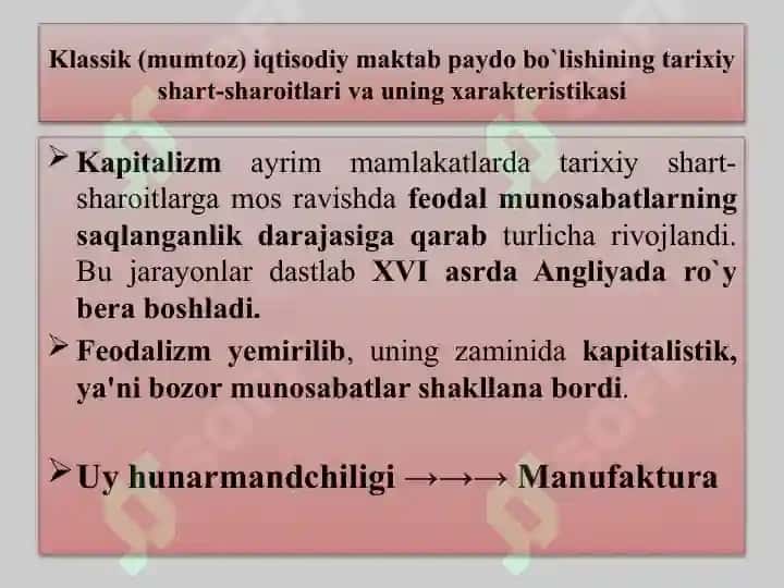ANGLIYA VA FRANTSIYADA KLASSIK (MUMTOZ) MAKTABNING SHAKLLANISHI 4