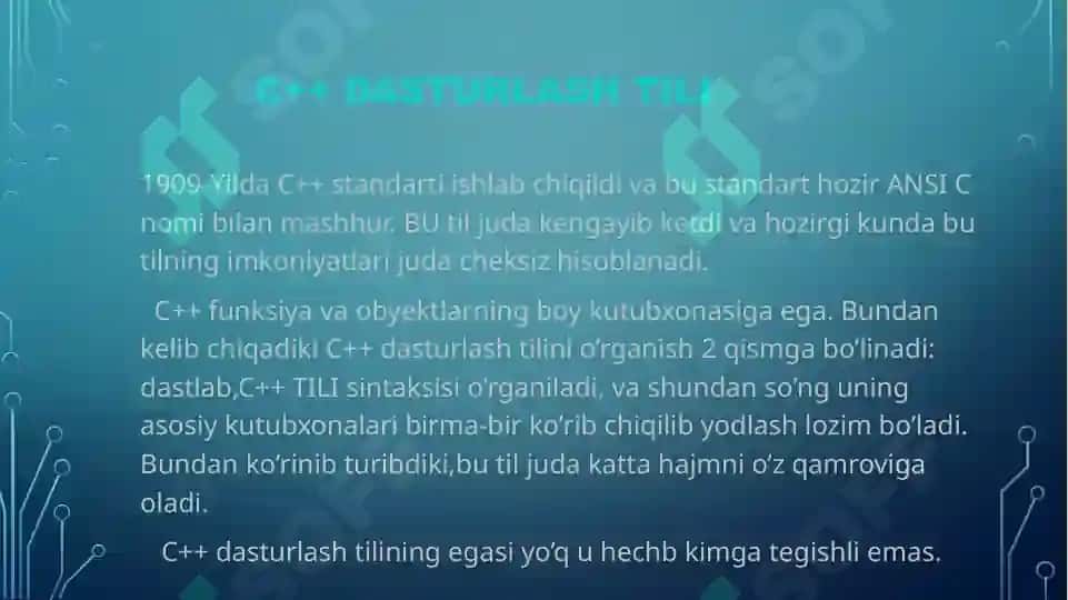 C++ Dasturlash Tili 3