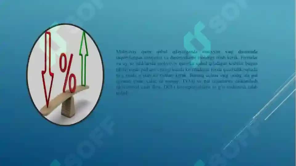 Pulning davriy qiymati va pul oqimlarini diskontli boshqarish 2