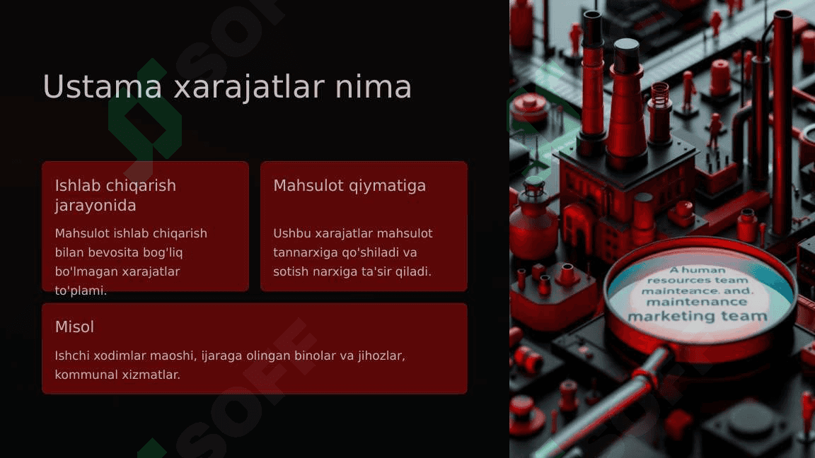 Ustama xarajatlar hisobi 4