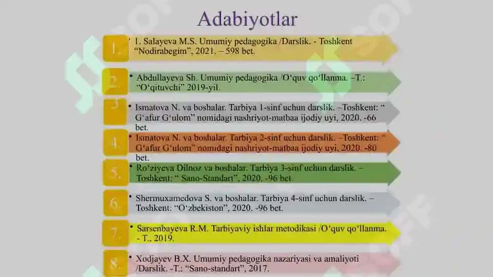 TARBIYA FANINING OʻQUV DASTURI VA UNGA QOʻYILGAN TALABLAR. BOSHLANGʻICH SINFLARDA IJTIMOIY KOMPETENSIYALARNI SHAKLLANTIRISHDA TA’LIM TEXNOLOGIYALARIDAN FOYDALANISH 2