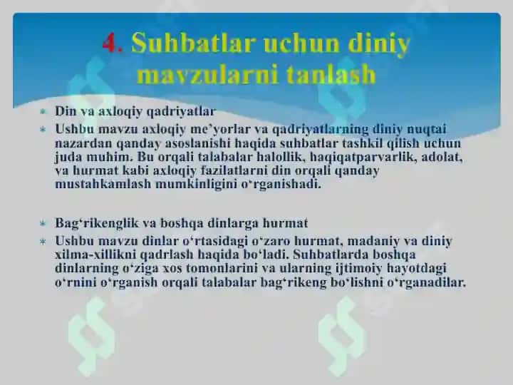 Diniy savodxonlikning ahamiyati 4