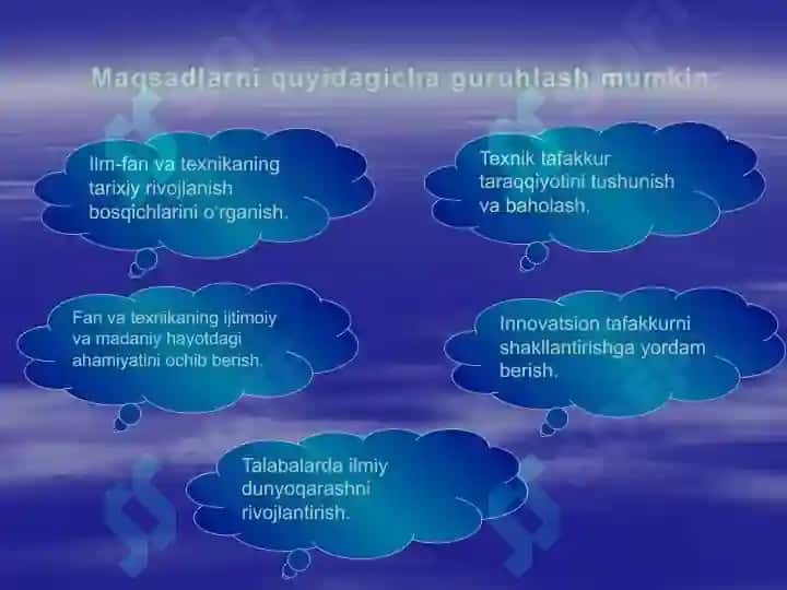 Fan va texnika fanining maqsad va vazifalari. Fanning ijtimoiy roli va uning rivojlanish istiqbollari. Insonlarning ilk jamiyatlari va ilmlarning manbasi. 5