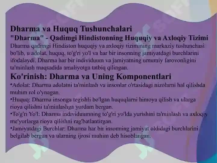 Qadimgi Hindistondagi siyosiy huquqiy gʻoyalar 8
