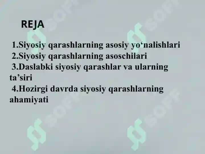 Daslabki siyosiy qarashlar 2