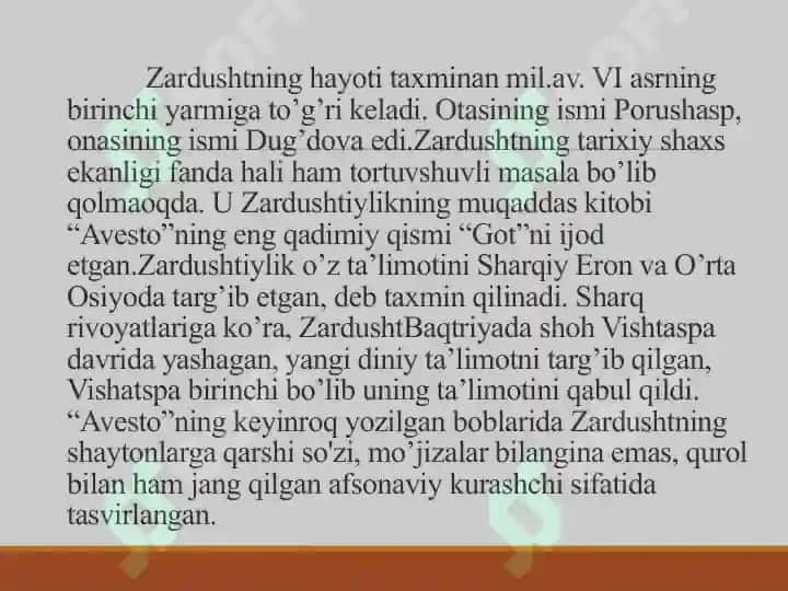 “AVESTO” – Zardushtiylikning muqaddas kitobi sifatida 5