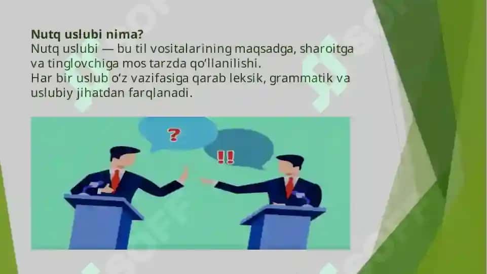 Notiqlik Sanati boyicha taqdimot 3