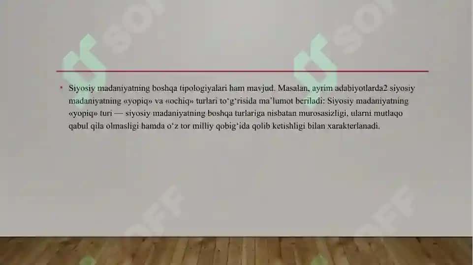 Siyosiy madaniyat tipologiyasi 4