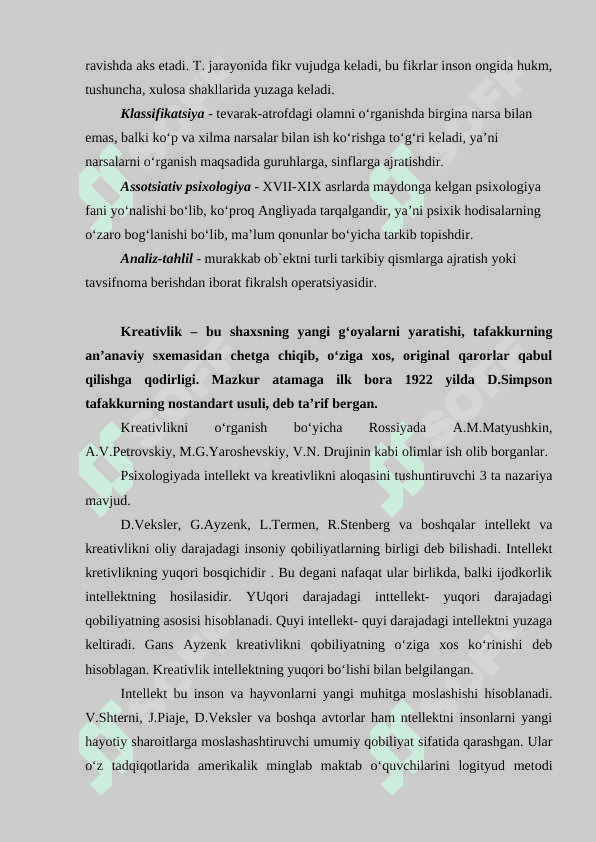 INTELLEKT VA KREATIVLIK 2