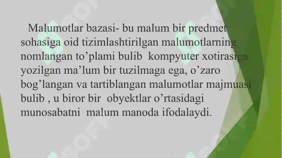 Malumotlar bazasida maqsadli foydalanish 4