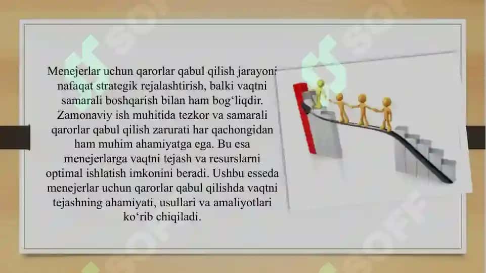 Menejerlar uchun qarorlar qabul qilishda vaqtni tejash 3