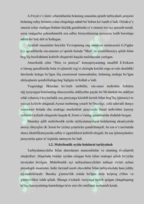 Mehribonlik uylari sharoitida bolalarni psixosotsial qoʻllab-quvvatlash 6